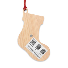 Religious Bell Wooden Ornament - Inspirational Decor for Holidays