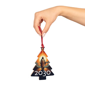 Religious Bell Wooden Ornament - Inspirational Decor for Holidays