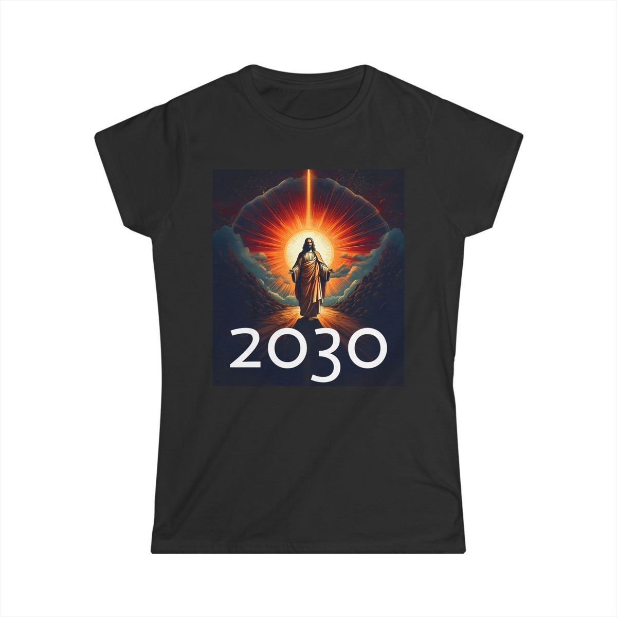 Messiah 2030 Women's Softstyle Tee - Prophetic Messianic Timeline Shirt