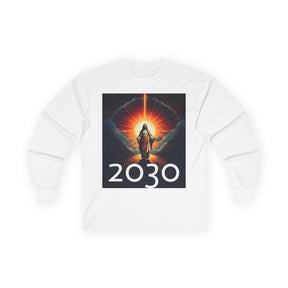 Messiah 2030 Long Sleeve Tee - Prophetic Messianic Timeline Shirt