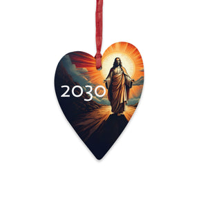 Religious Bell Wooden Ornament - Inspirational Decor for Holidays