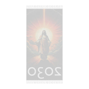 Boho Beach Towel with Inspirational Design - 2030 Vision