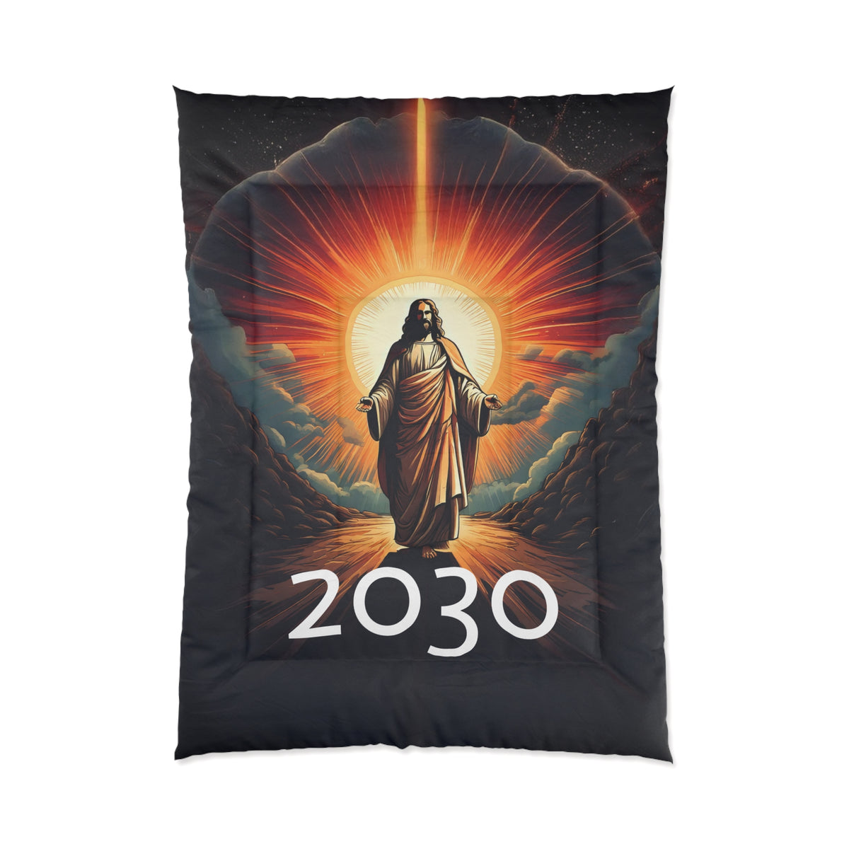 Spiritual Artwork Comforter - Modern Design, Inspirational Decor for Home