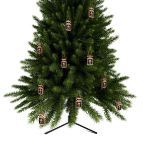 Rustic Sled Ornament with 2030 Design - Perfect for Winter Celebrations and Holiday Decor