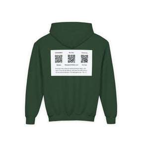 Youth Heavy Blend Hoodie with Inspirational Design - Perfect for Celebrations & Everyday Wear