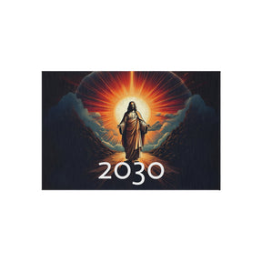 Inspirational Outdoor Rug with Jesus Design - Perfect for Patios and Gatherings