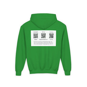 Youth Heavy Blend Hoodie with Inspirational Design - Perfect for Celebrations & Everyday Wear