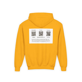 Youth Heavy Blend Hoodie with Inspirational Design - Perfect for Celebrations & Everyday Wear