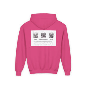 Youth Heavy Blend Hoodie with Inspirational Design - Perfect for Celebrations & Everyday Wear