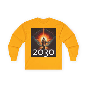 Messiah 2030 Long Sleeve Tee - Prophetic Messianic Timeline Shirt