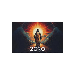 Inspirational Outdoor Rug with Jesus Design - Perfect for Patios and Gatherings