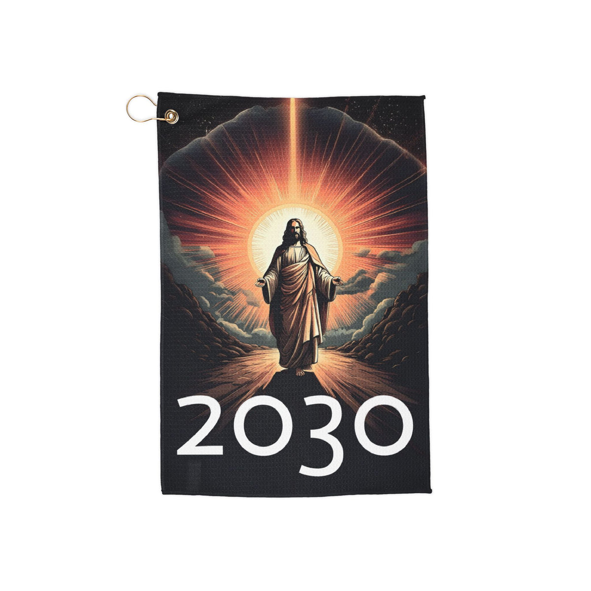 Inspirational Golf Towel - 2030 Design for Golf Enthusiasts