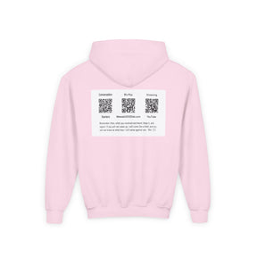 Youth Heavy Blend Hoodie with Inspirational Design - Perfect for Celebrations & Everyday Wear